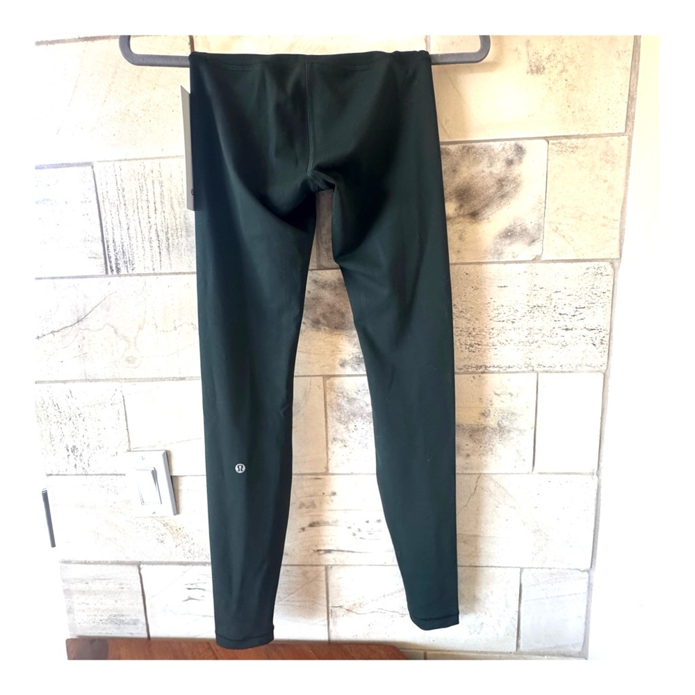 💚NEW💚LULULEMON FOREST GREEN HIGH WAIST LEGGINGS SIZE 2 - Picture 4 of 11